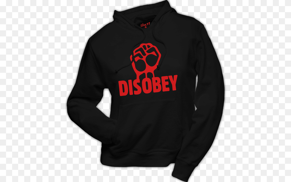 Hoodie Disobey Revolt, Clothing, Knitwear, Sweater, Sweatshirt Free Png