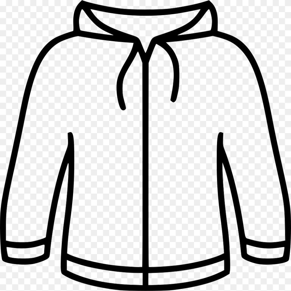 Hoodie Icon Download, Clothing, Coat, Jacket, Knitwear Free Png