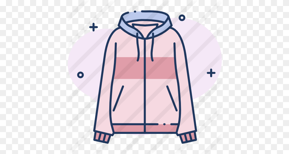 Hoodie Iconos De Pijamas, Clothing, Coat, Knitwear, Sweater Free Png Download