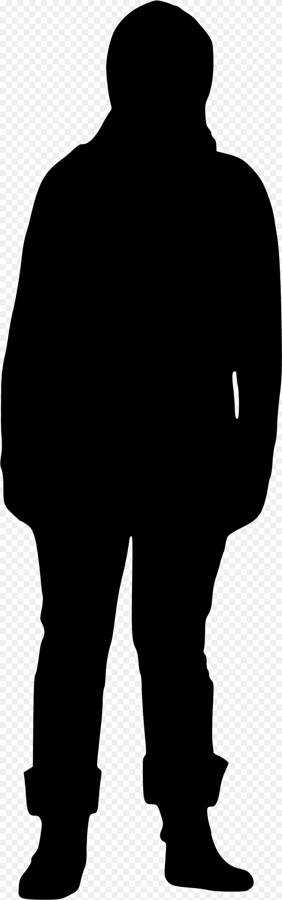 Hoodie Silhouette Person Photography Man In Hoodie Silhouette, Gray Free Transparent Png