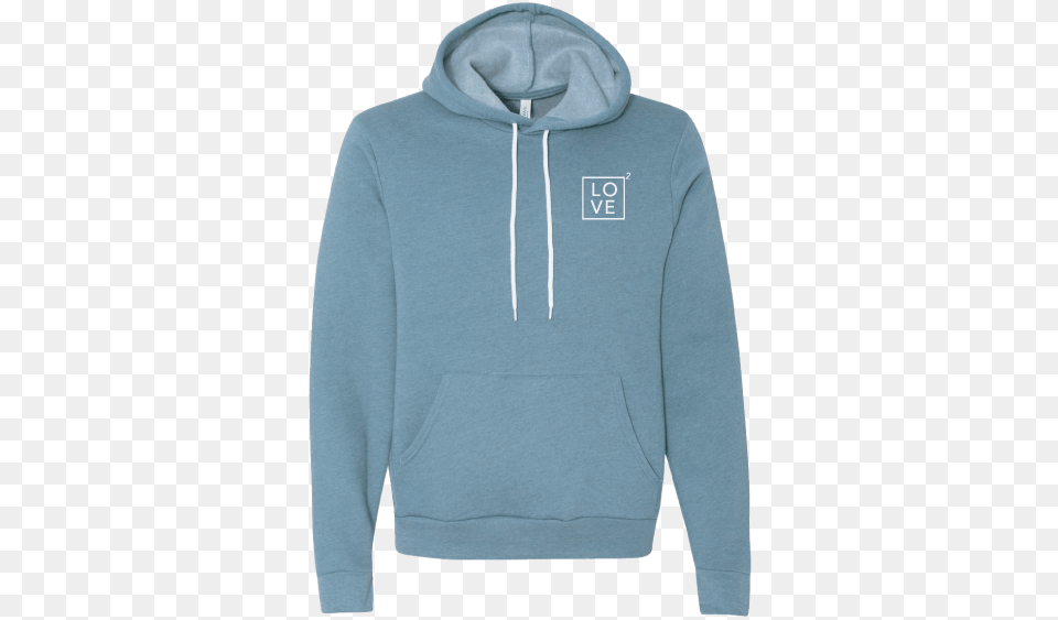 Hoodie Transparent Light Blue Hoodie, Clothing, Knitwear, Sweater, Sweatshirt Free Png Download