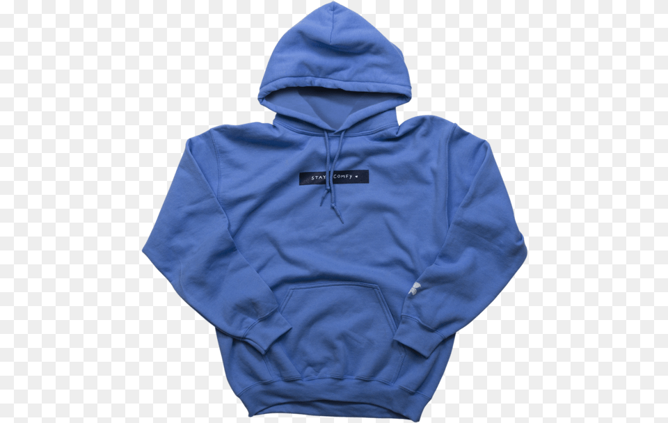 Hoodie Transparent Light Blue Stay Comfy Hoodie Lilypichu, Clothing, Hood, Knitwear, Sweater Free Png