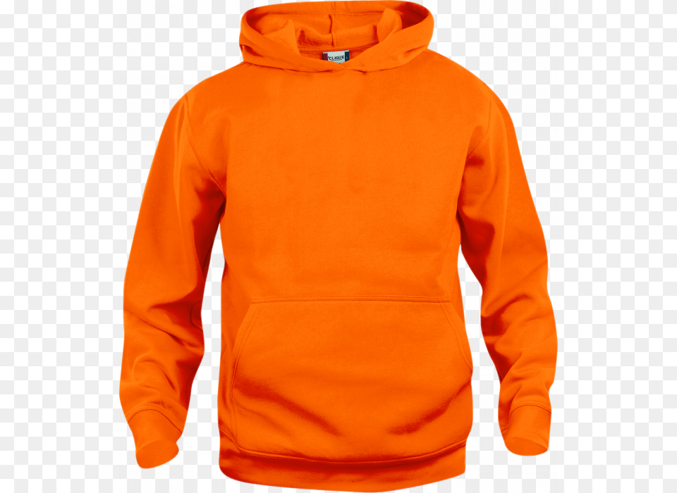 Hoodie Transparent Orange Shirt Grey Hoodie Clique, Clothing, Hood, Knitwear, Sweater Png Image