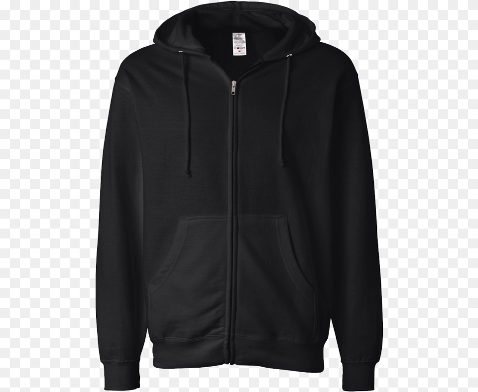 Hoodie With Zipper Black Zipper Hoodie Front, Clothing, Knitwear, Sweater, Sweatshirt Free Png Download