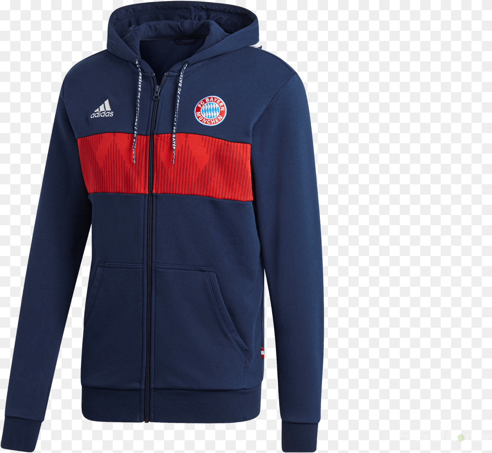 Hoody Adidas Fc Bayern 3s Fz Dp4101 Fc Bayern Munich, Clothing, Fleece, Hoodie, Knitwear Free Png