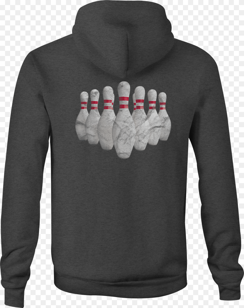 Hoodys Bowling King Club Strike Ball Lane Score Sport Hoodie, Clothing, Knitwear, Sweater, Sweatshirt Png Image