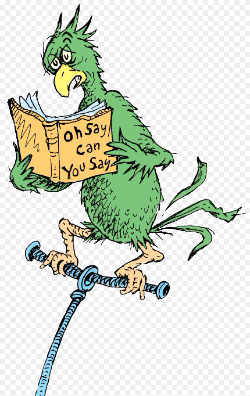 Hooey The Parrot Dr Seuss Wiki Fandom Powered By Wikia, Animal, Beak, Bird, Green Free Png