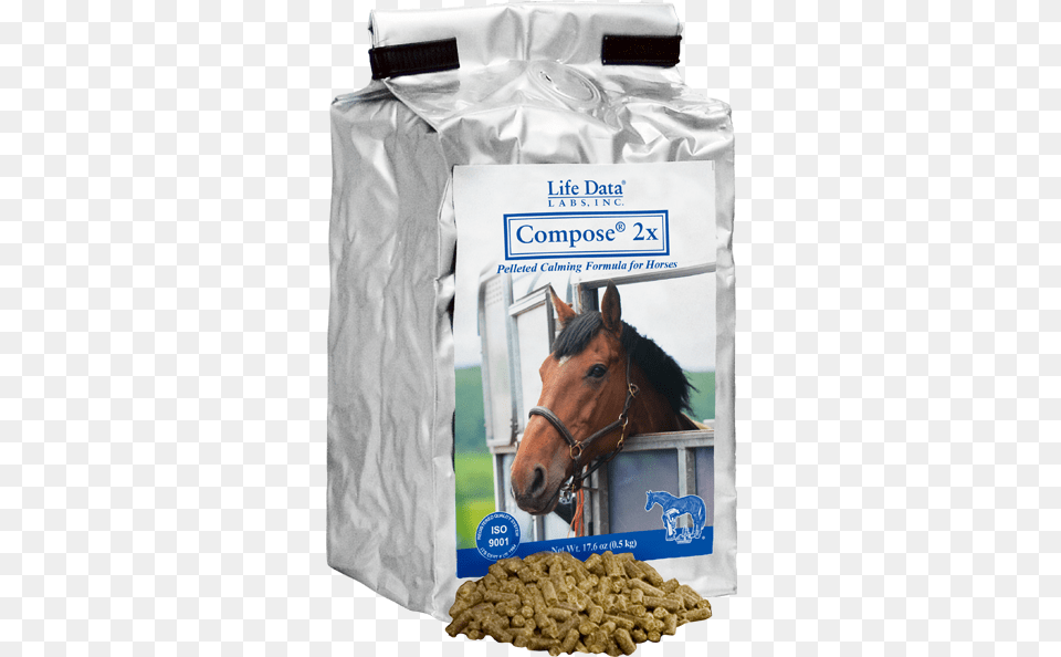 Hoof And Coat Supplement Compose 2x Equine Calming Supplement By Life Data Labs, Animal, Horse, Mammal, Aluminium Free Png Download