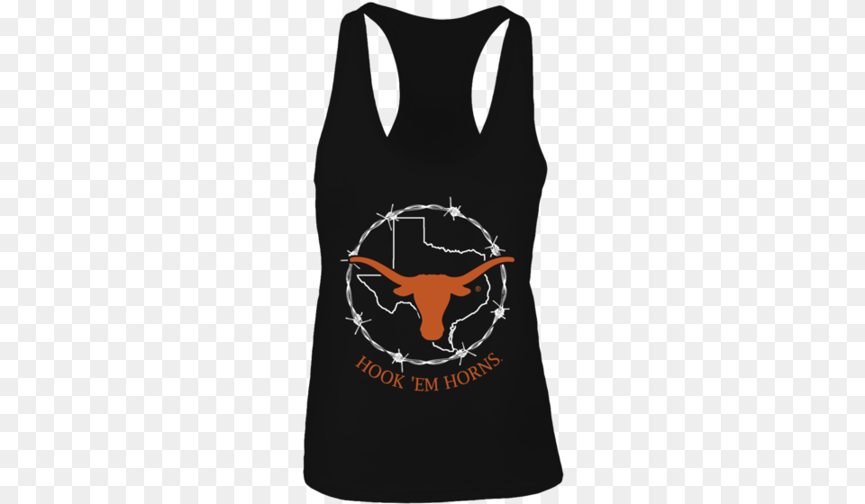 Hook 39em Horns Texas Longhorns Texas Symbol Circle Texas Longhorns, Clothing, Tank Top, Logo Free Png