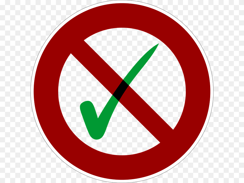 Hook Check Mark Whatsapp Ban Say No To Smoke, Sign, Symbol, Road Sign, Disk Free Transparent Png