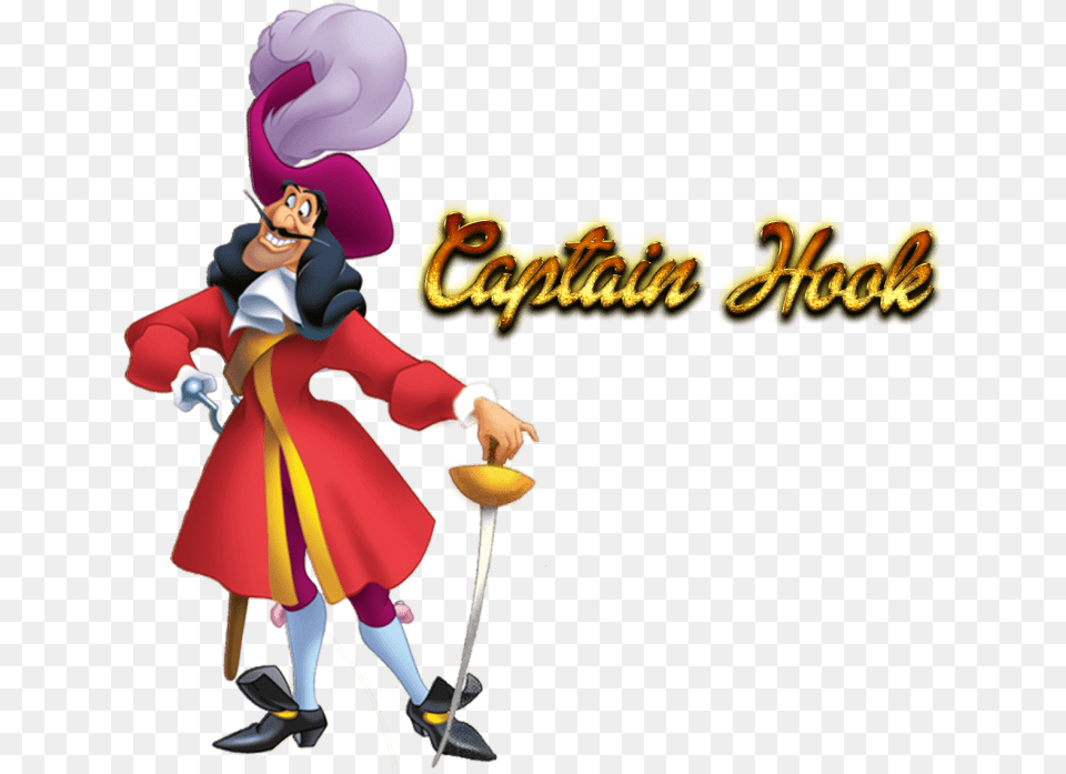 Hook Clipart Captain Hook Peter Pan, Book, Comics, Publication, Baby Png