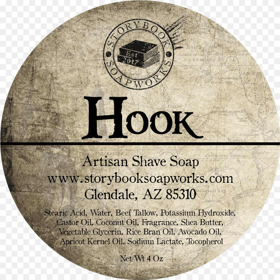 Hook Shave Soap U2014 Storybook Soapworks Circle, Plaque Free Png