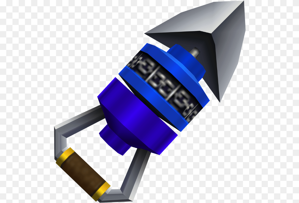 Hookshot Ocarina Of Time, Tape, Dynamite, Weapon Png Image