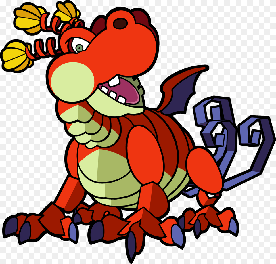 Hooktail Artwork Paper Mario Hooktail, Dynamite, Weapon Free Png Download