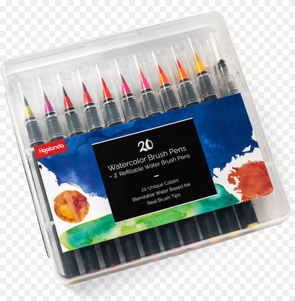 Hoolanda Watercolor Brush Pens Marking Tools Free Png