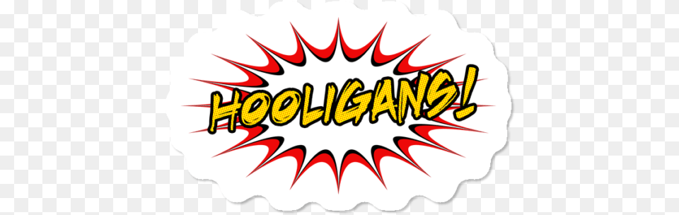 Hooligans Comic, Sticker, Logo, Person Png Image