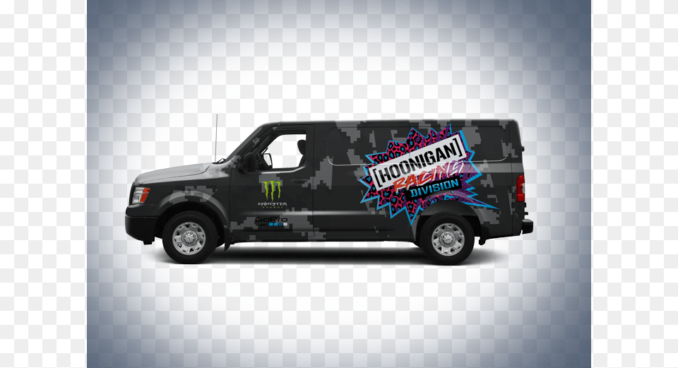 Hoonigan Racing Truck Nissan Nv, Moving Van, Transportation, Van, Vehicle Free Transparent Png