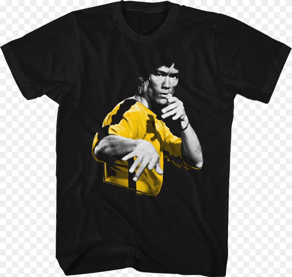 Hooowah Bruce Lee Shirt Bruce Lee Ea Sports Shirt, Clothing, T-shirt, Adult, Male Png Image