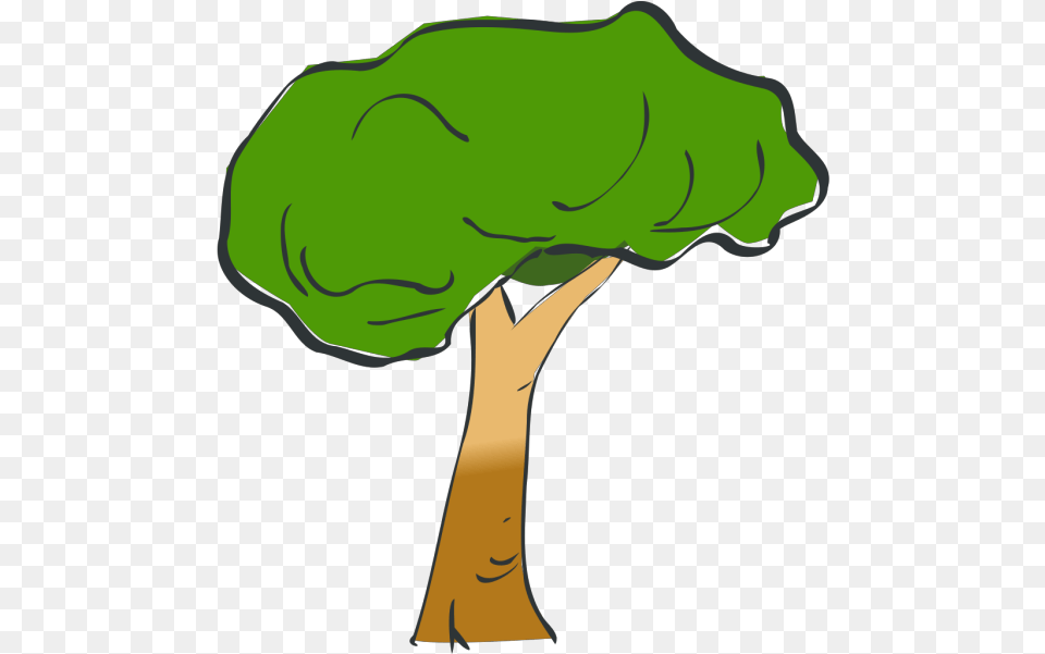Hoopoe Perched Transparent Clipart Cartoon Trees Transparent Background, Plant, Tree, Broccoli, Food Png