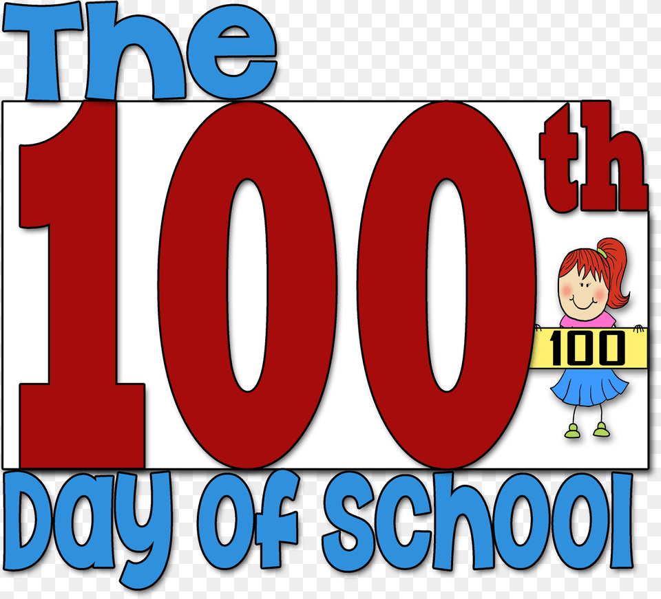 Hooray 100 Th Days Of School, Baby, Transportation, Person, License Plate Png Image