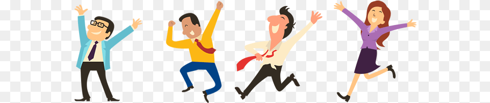 Hooray Yeah Cartoon, Person, Leisure Activities, Dancing, Male Png