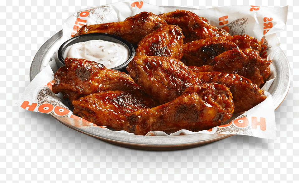 Hooters Chicken Wings Food, Meal, Meat, Pork, Animal Free Png