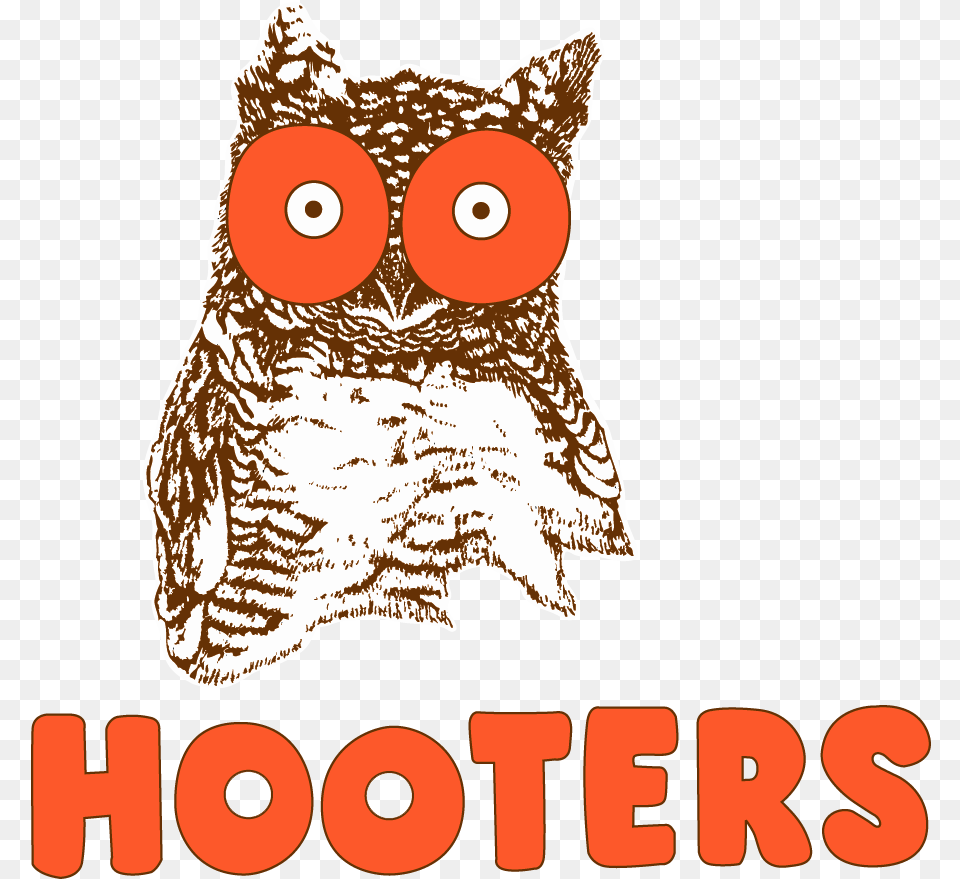 Hootersowl And Text Hooters New Hooters Logo, Animal, Bird, Owl Free Png Download