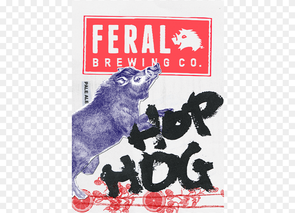 Hop Hog Feral Brewing Hop Hog, Advertisement, Animal, Bear, Mammal Free Png Download