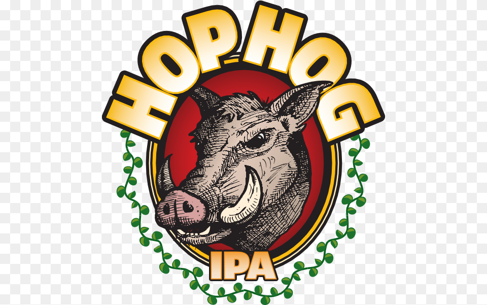 Hop Hog Ipa Logo Download Language, Dynamite, Weapon, Animal, Mammal Png Image