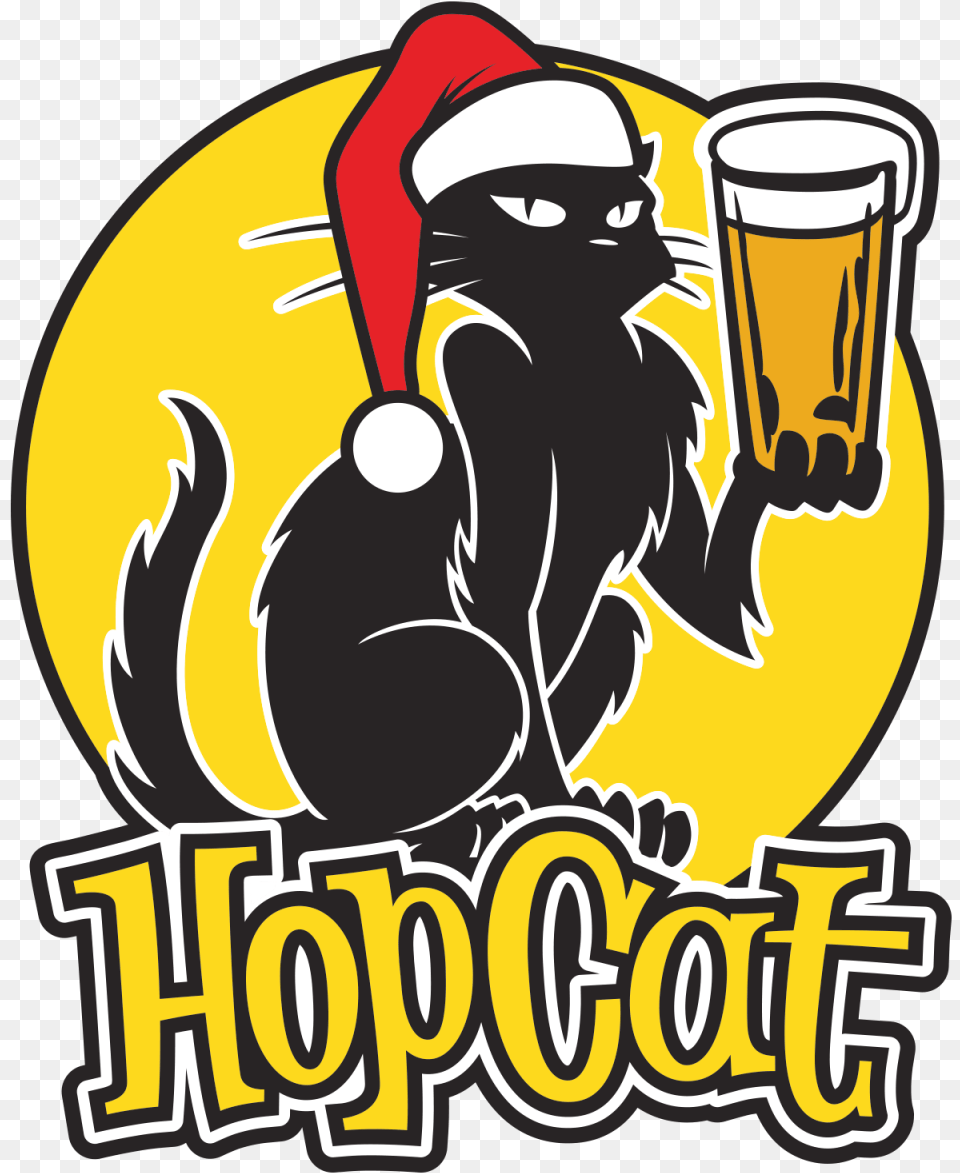 Hopcat Christmas Brewery Logos Wine And Spirits Ann Arbor Hopcat Port St Lucie, Alcohol, Beer, Beverage, Lager Png