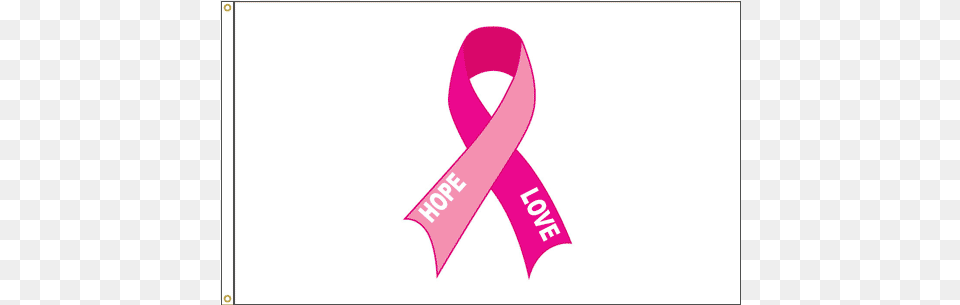 Hope Amp Love Breast Cancer Flag Pink Ribbon Flag 5ft X, Logo, Dynamite, Weapon Free Png