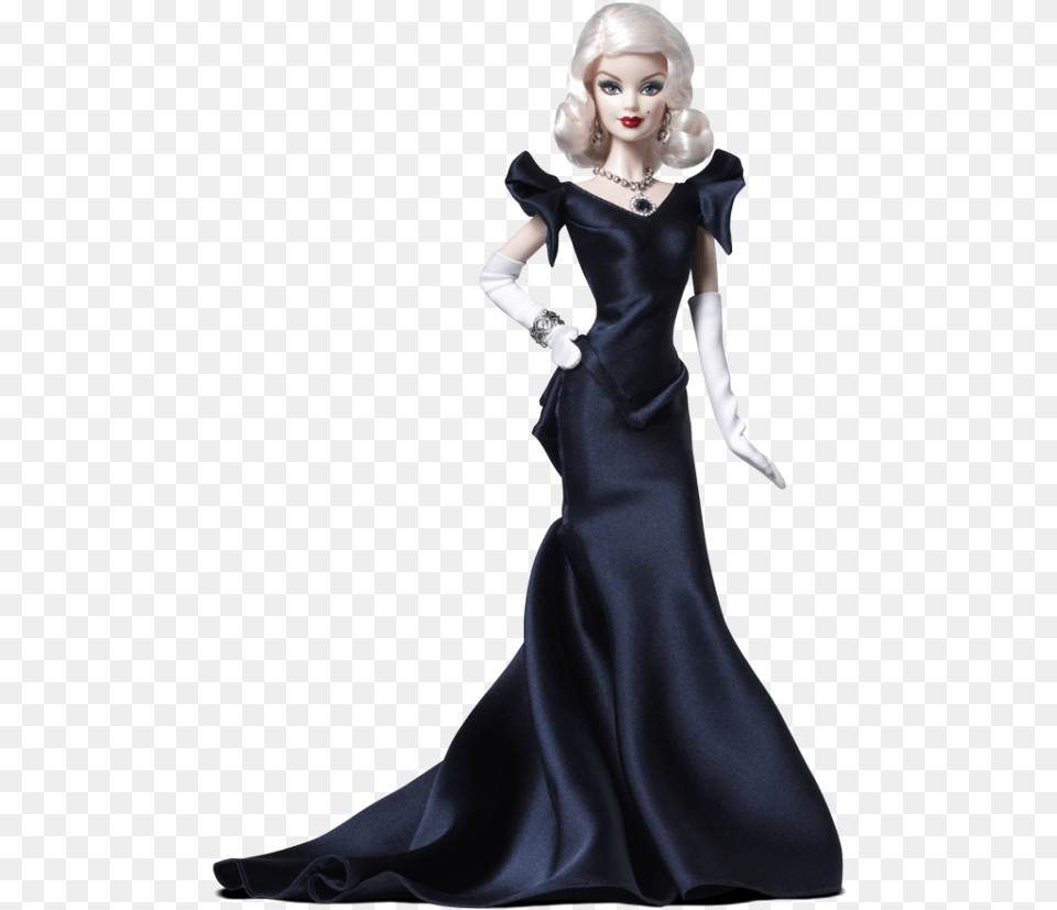 Hope Diamond Doll Edi Barbie Hope Diamond, Clothing, Dress, Formal Wear, Adult Png Image