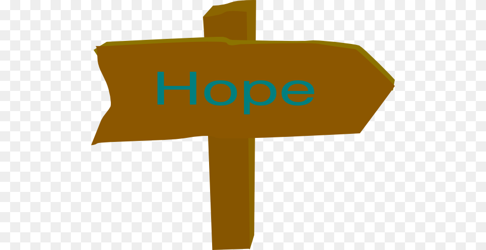 Hope Direction Sign Clip Art, Symbol, Cross, Road Sign Png