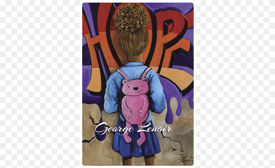 Hope Grafitti Series Quot Cartoon, Art, Painting, Person, Girl Free Png Download