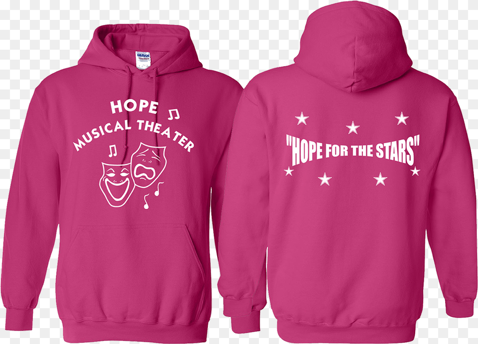 Hope Musical Theatre Hoodie Back Black Hoodie, Clothing, Knitwear, Sweater, Sweatshirt Png Image