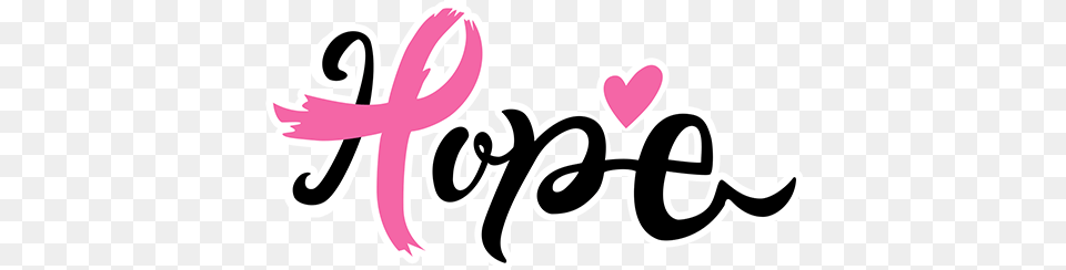 Hope Women Breast Cancer Pink Ribbon Calligraphy, Text, Logo Free Png