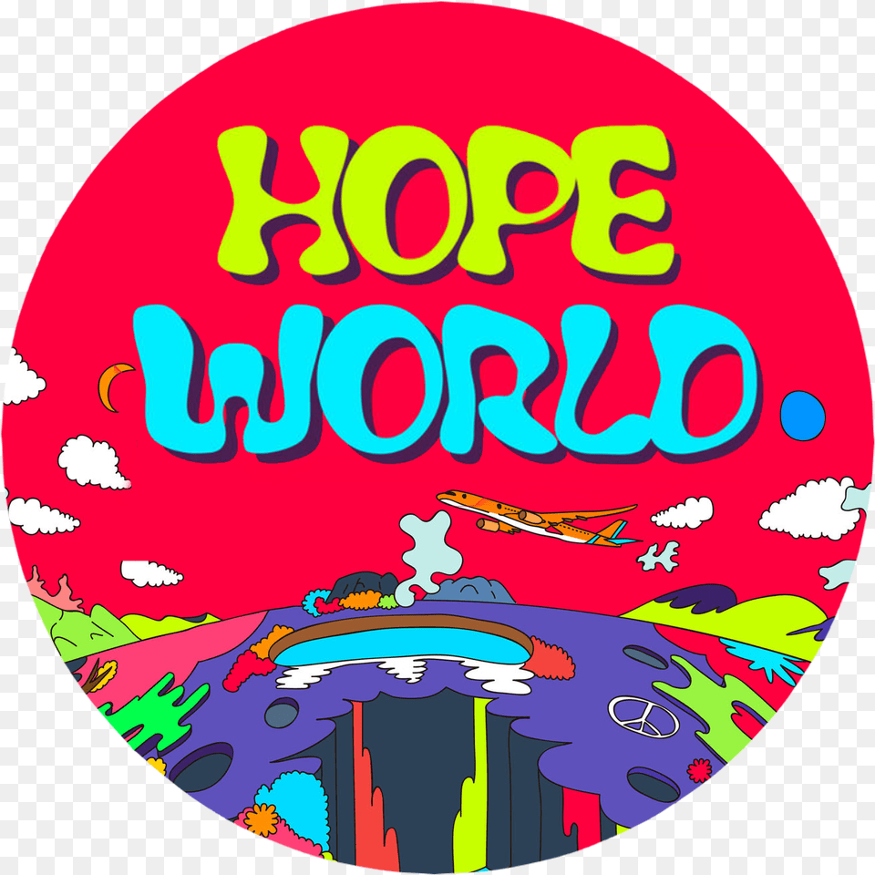 Hopeworld Hopeworlbadge Jhope Hope World Phone Cover, Photography, Aircraft, Airplane, Transportation Free Transparent Png