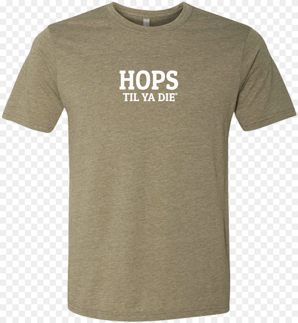 Hops Tee Olive, Clothing, Shirt, T-shirt Free Png