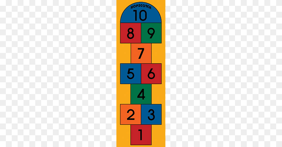 Hopscotch Play Carpet, Number, Symbol, Text Png