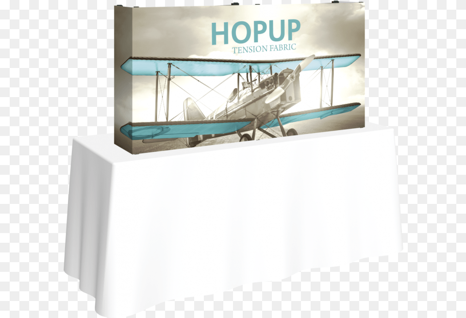 Hopup 5ft Straight Tabletop Tension Fabric Display 10ft Hop Up Back Wall Display, Aircraft, Airplane, Transportation, Vehicle Free Png