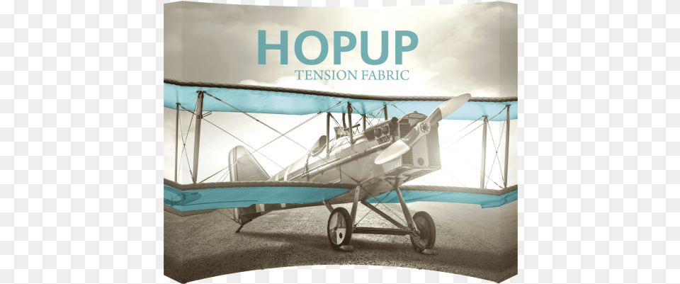 Hopup Tension Fabric Banner Stand 43 Curved Hopup Lite, Aircraft, Airplane, Transportation, Vehicle Free Png