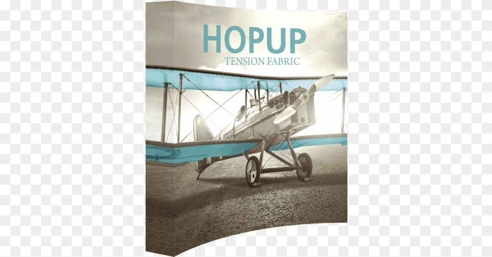 Hopup Tension Fabric Banner Stand Curved Hopup, Aircraft, Airplane, Transportation, Vehicle Png