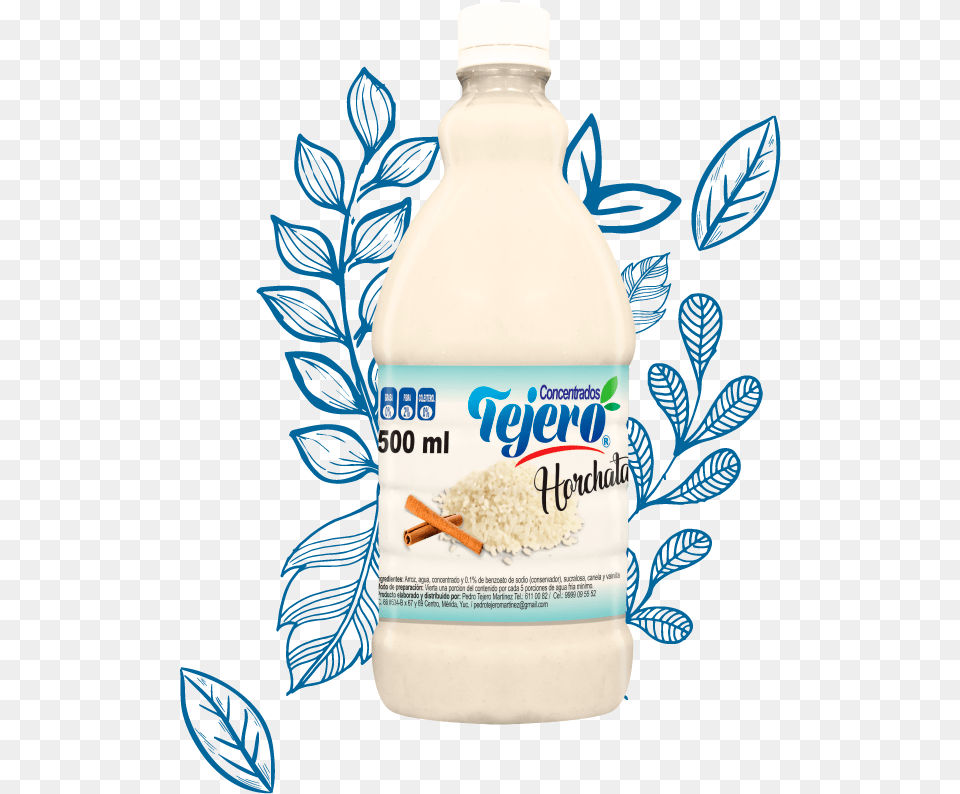 Horchata Clsica Plastic Bottle, Beverage, Milk, Food Png