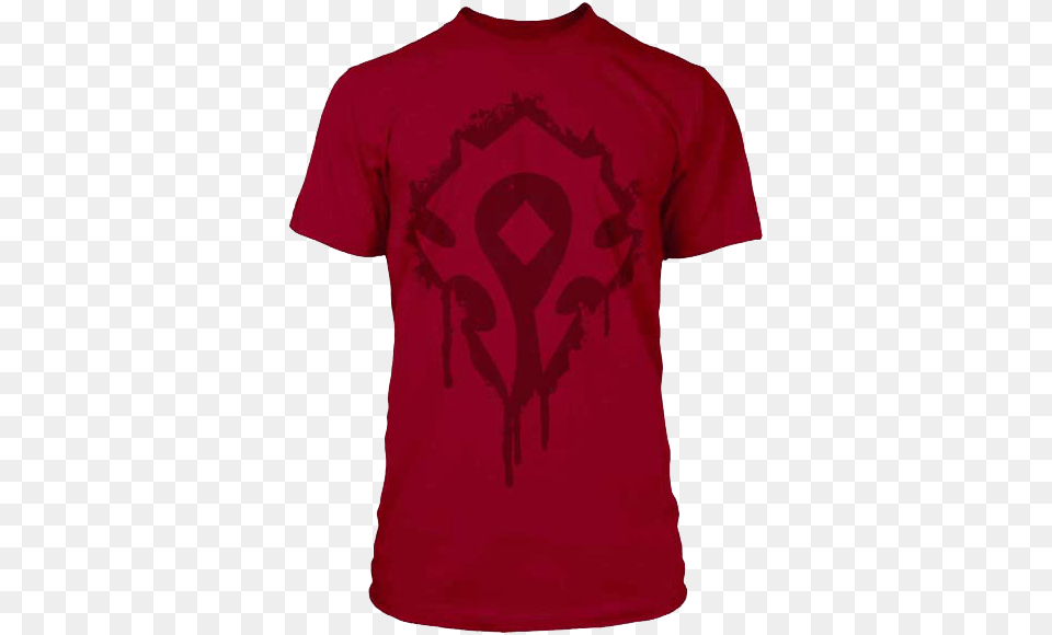 Horde Crest Wow T Shirt, Clothing, T-shirt Png Image