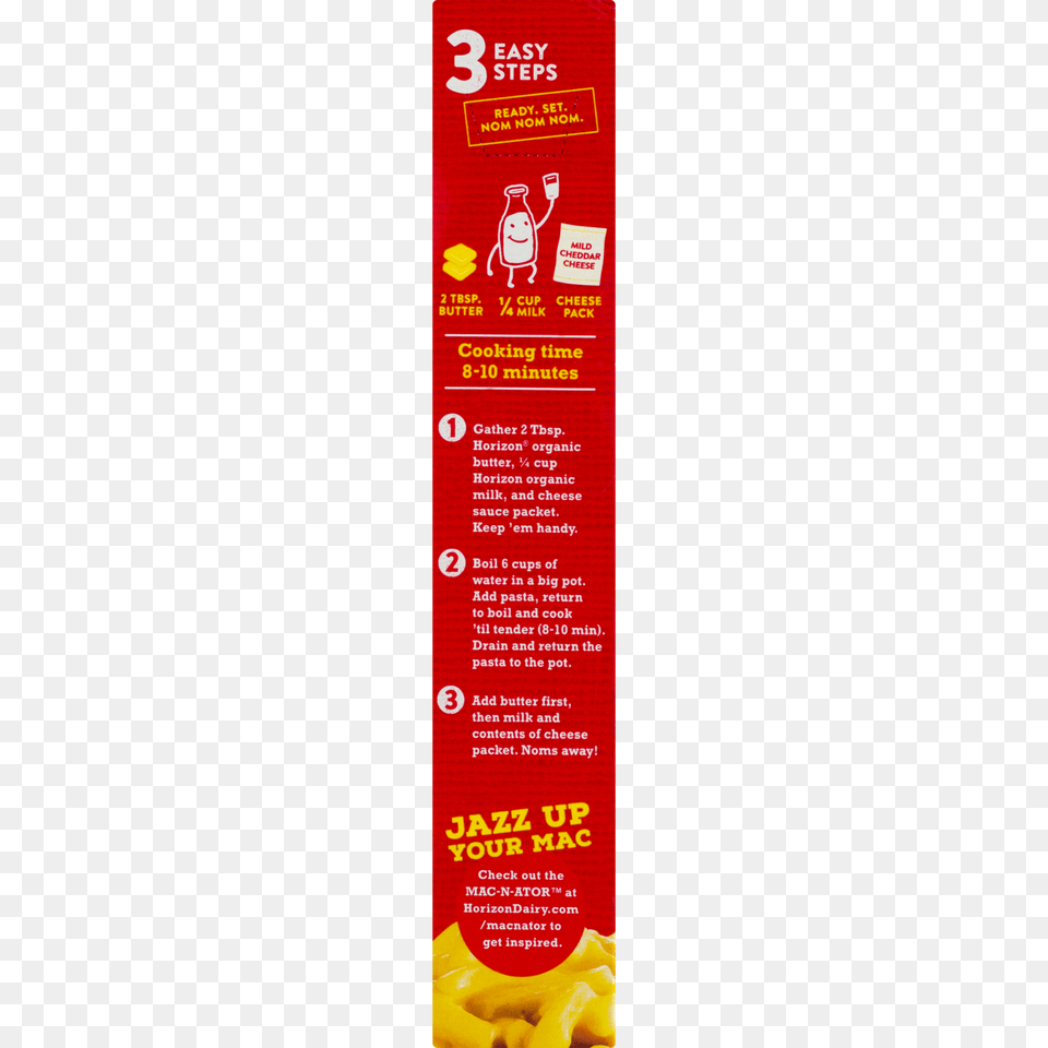 Horizon Cheesy Mac Mild Cheddar Oz, Advertisement, Poster Free Transparent Png