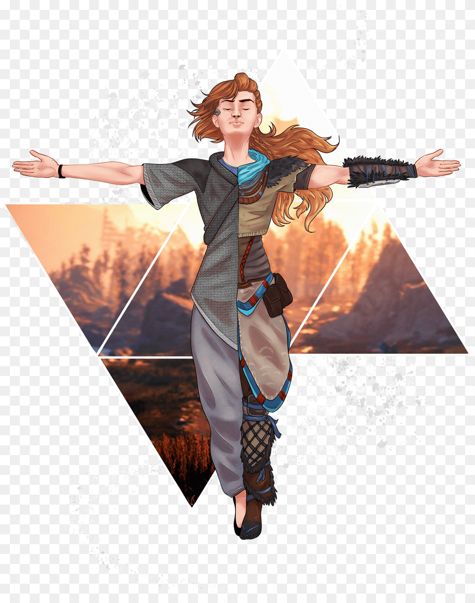 Horizon Zero Dawn Elisabet Sobeck, Person, Book, Comics, Publication Free Transparent Png