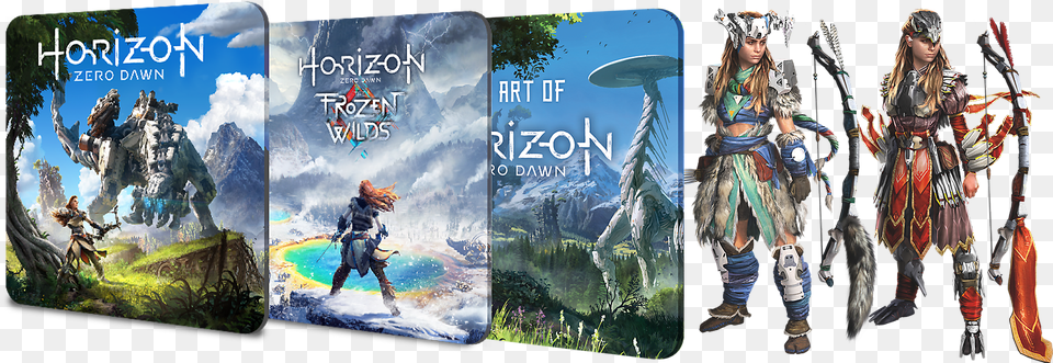 Horizon Zero Dawn Game Playstation Aloy Horizon Zero Dawn Armor, Book, Publication, Adult, Female Free Transparent Png