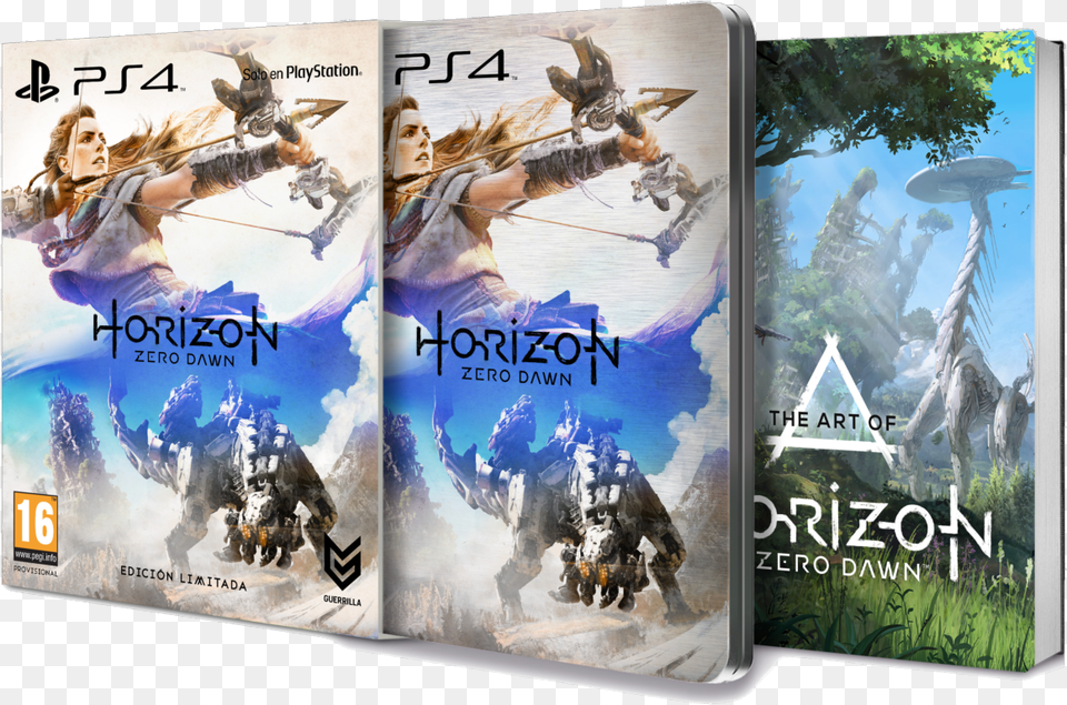 Horizon Zero Dawn Vr, Book, Publication, Adult, Person Free Png