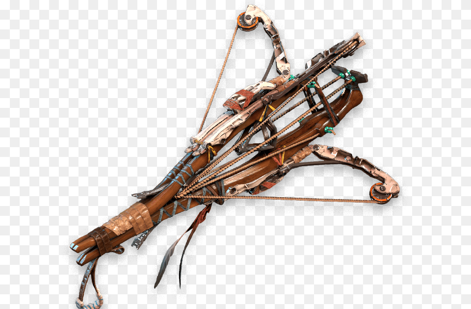 Horizon Zero Dawn Wiki Horizon Zero Dawn Shadow Ropecaster, Weapon, Bow Png Image