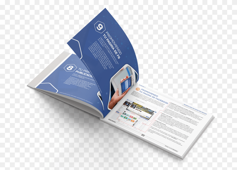 Horizontal Book Mockup 5 Brochure, Advertisement, Poster, Business Card, Paper Png